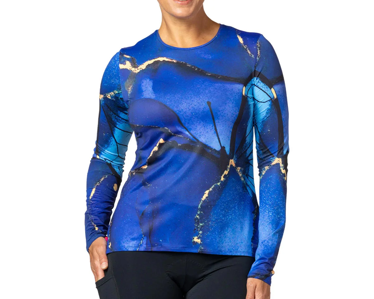 Terry Women's Soleil Flow Long Sleeve Top (Cracklewing) (XL)